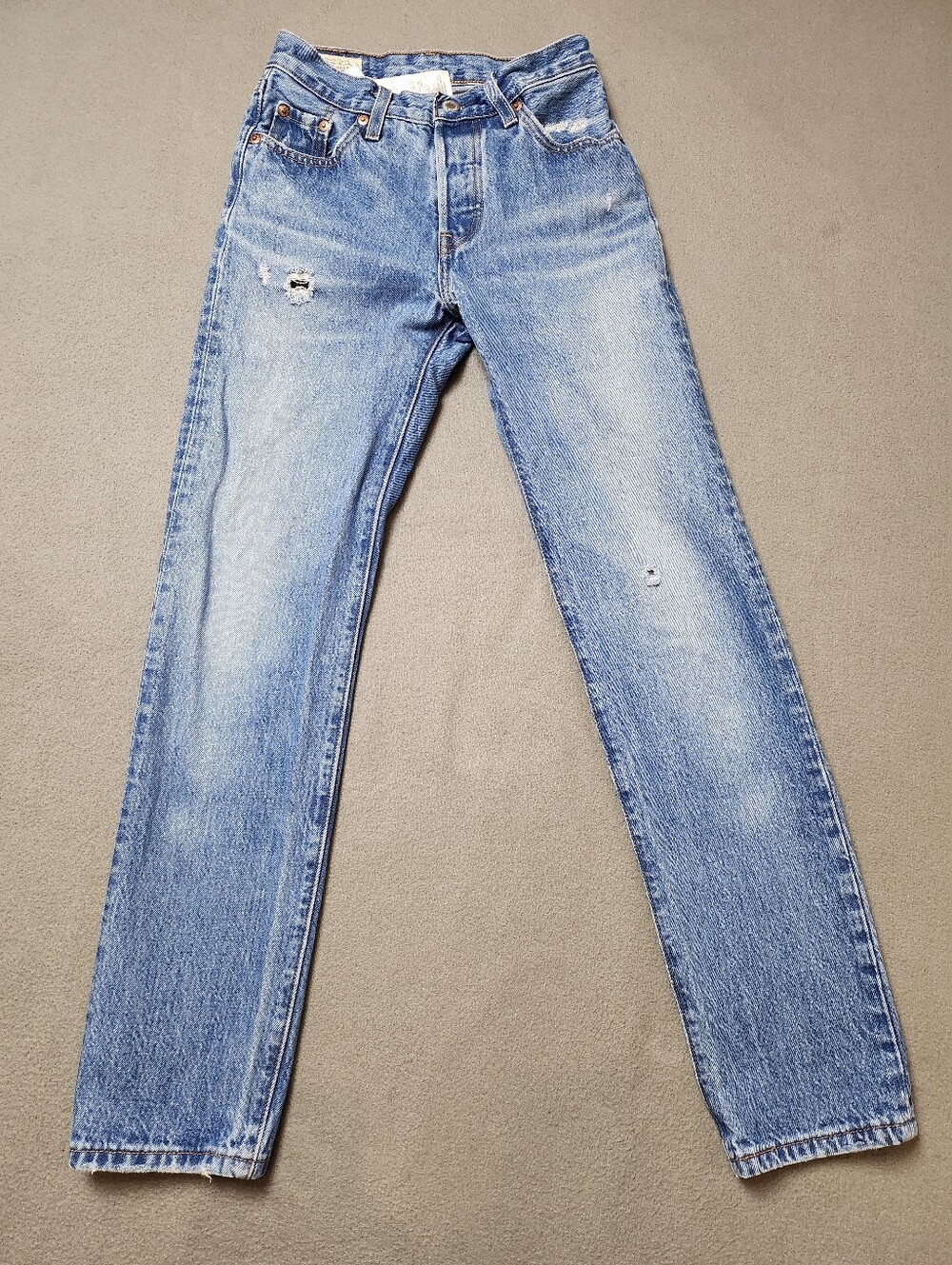 Levi’s 501 Light Wash Jeans W23 | Straight Leg Premium